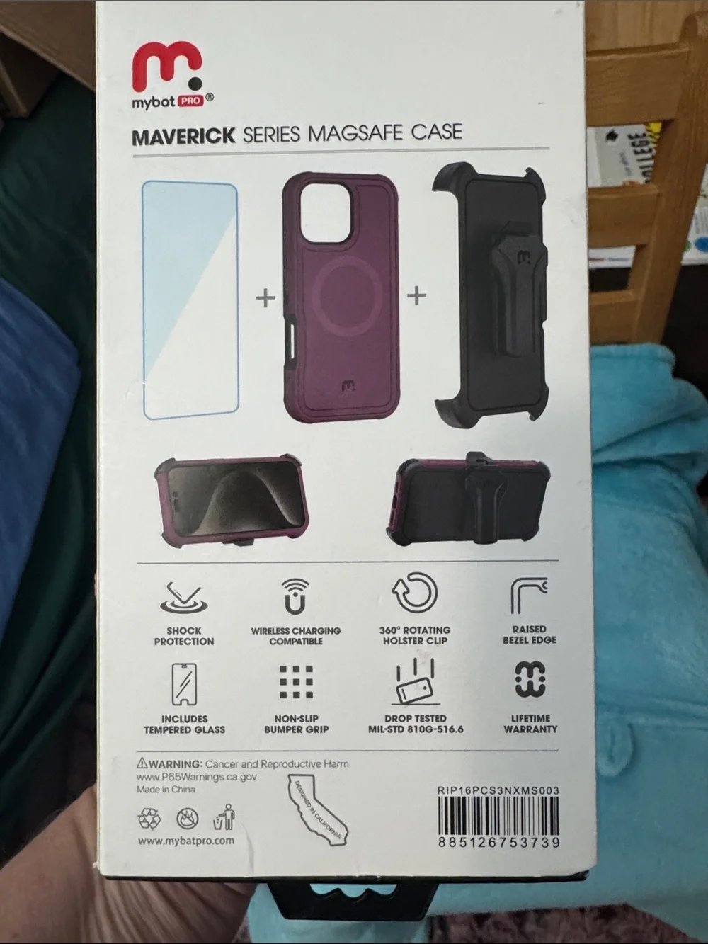 Maverick Series Rugged Case for iPhone 16 Pro NEW